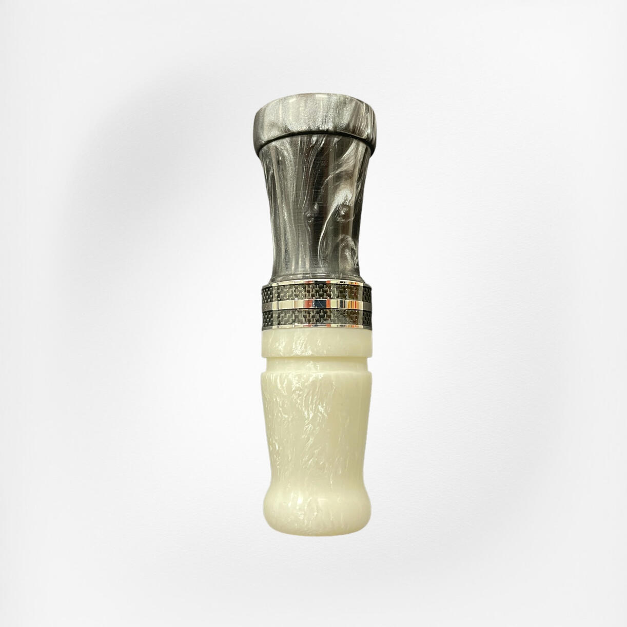 specklebelly goose call smoke and pearl white with limited edition band