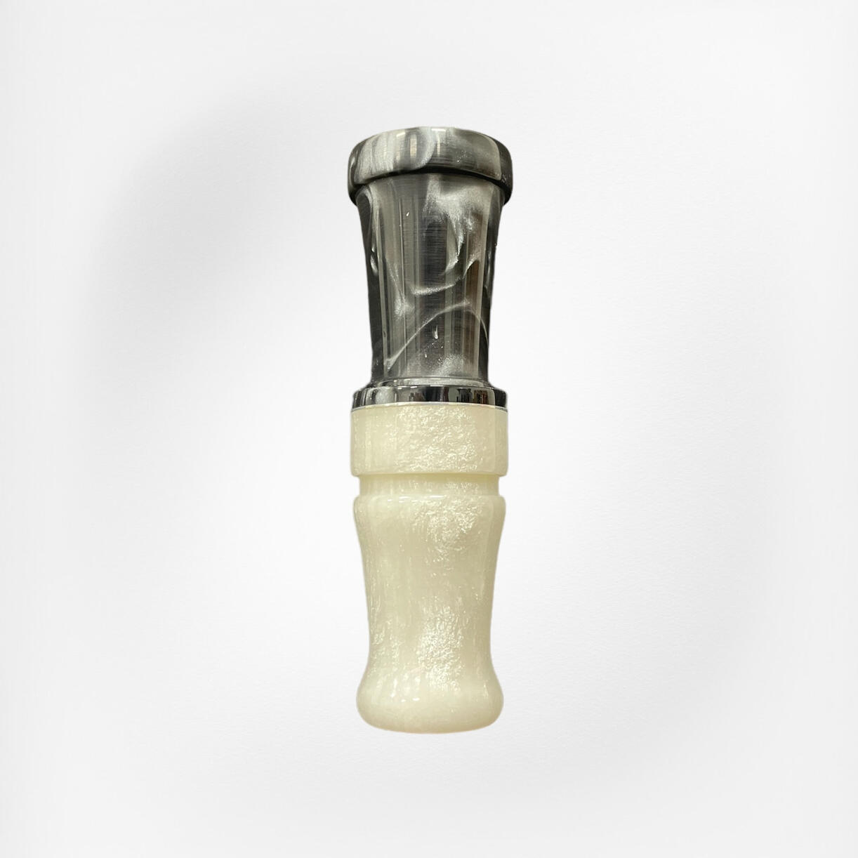 specklebelly goose call black and pearl white with inlay
